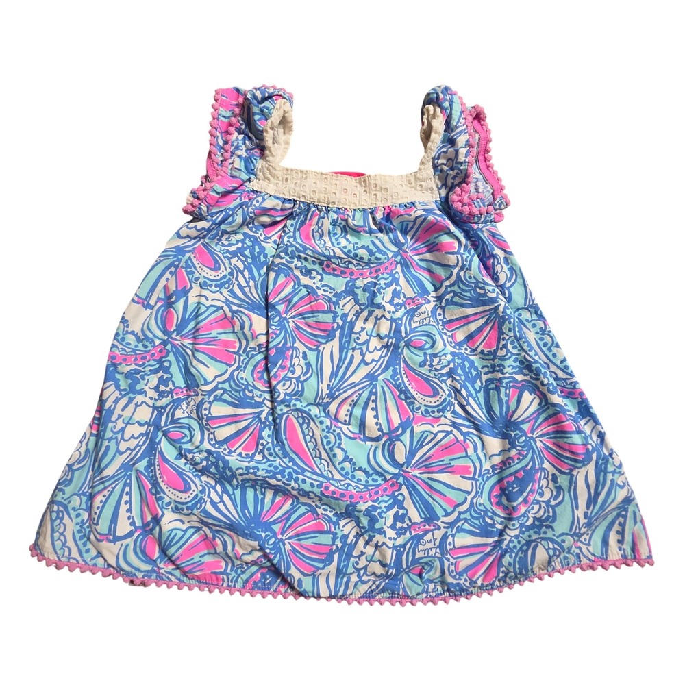 Lilly Pulitzer Target 20th Anniversary My Fans Girls Paisley Shift Dress 18M